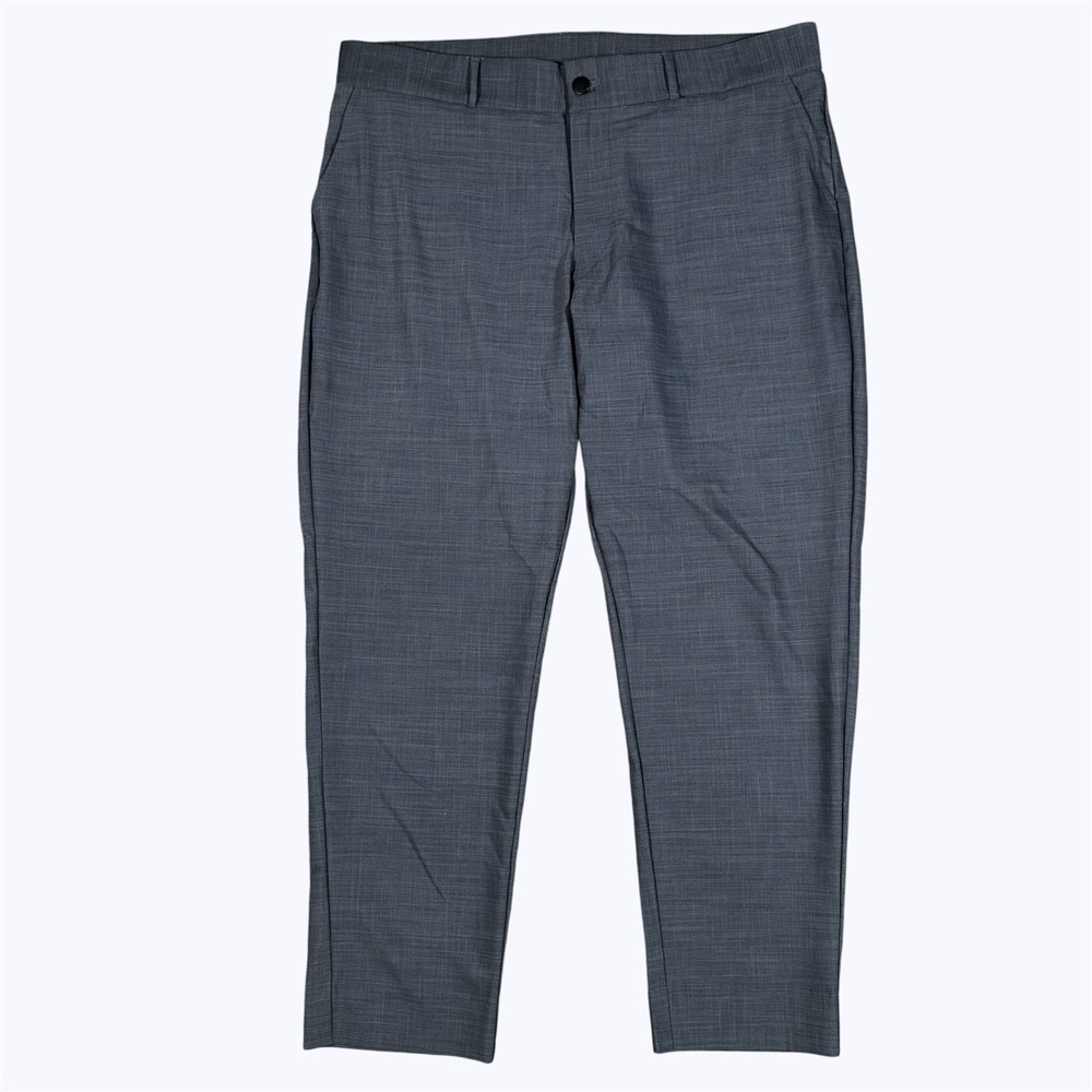 State & Liberty Dress Suit Pants Men 38x29 Heather Gray Performance Athletic